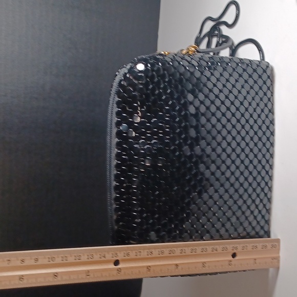 Vintage Black Spangle Mesh Clutch - Picture 3 of 5